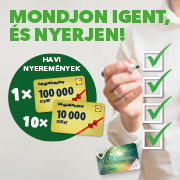 Mondjon igent és nyerjen nyereményjáték banner