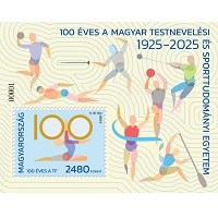 A képen a Testnevelési és Sporttudományi egyetem bélyeg látható.