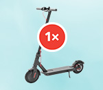 A képen egy elektromos roller látható
