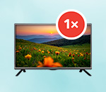 A képen egy televizió látható