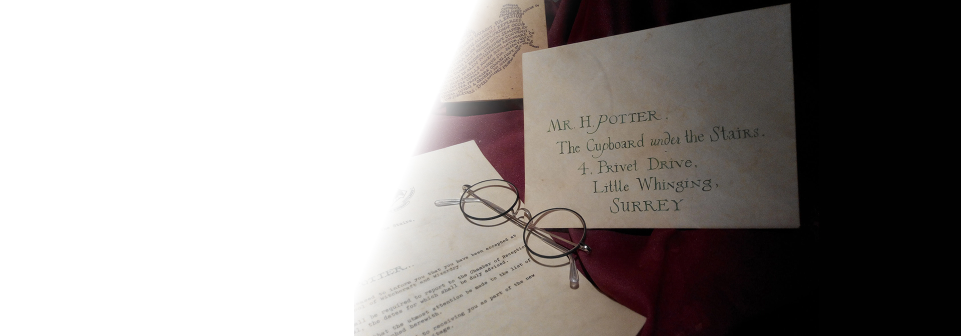 A képen egy Harry Potter levél van