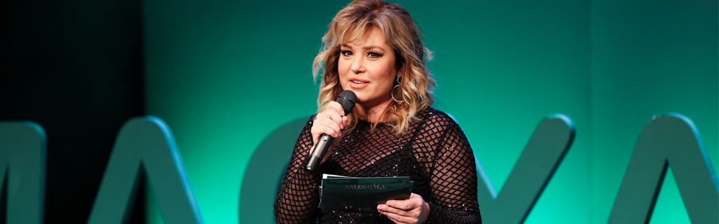 A képen Liptai Klaudia szerepel egy postás rendezvényen