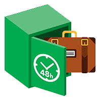 Csomagmegörzés ikon