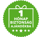 1 hónap biztonság ajándékba!