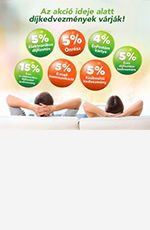 A képen két hátradölt pihenő ember látható felettük az akciós djkedvezmények gömbökben